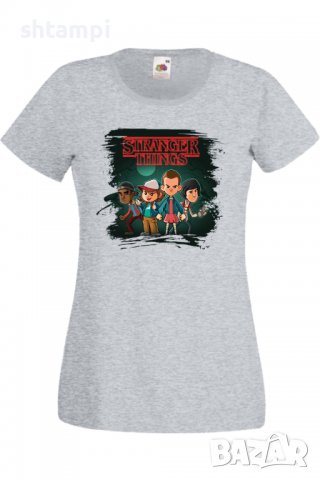 Дамска Тениска Stranger Things 1,Филм,Сериал,, снимка 6 - Тениски - 37314554