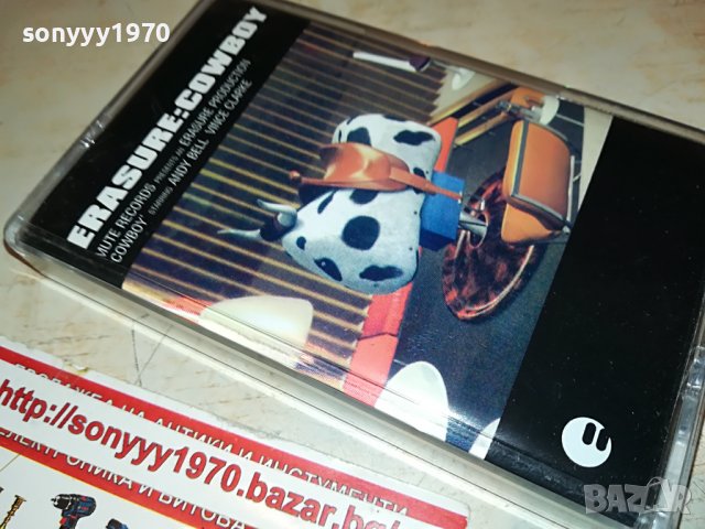 ❤️eresure-cowboy касета 3009221929, снимка 2 - Аудио касети - 38175455