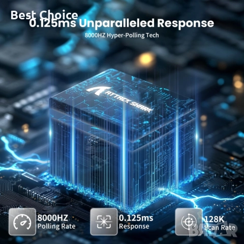 Геймърска клавиатура ATTACK SHARK X68 HE Rapid Trigger, снимка 6 - Клавиатури и мишки - 52816765