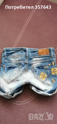 Къси дънкови панталонки, снимка 5 - Къси панталони и бермуди - 54281919