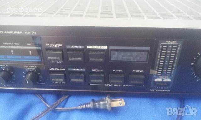 Японски усилвател KENWOOD KA-74, снимка 11 - Ресийвъри, усилватели, смесителни пултове - 39572676