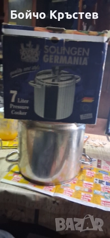 SOLINGEN тенджера под налягане използвана, снимка 3 - Уреди за готвене на пара - 52344642