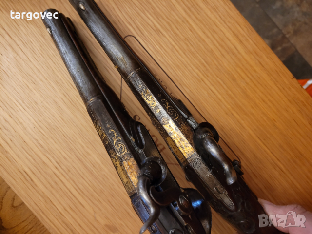 Чифт капсулни пистолети, снимка 2 - Антикварни и старинни предмети - 44757161