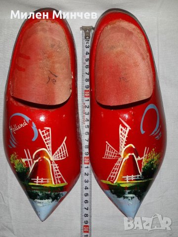 Холандски дървени обувки,  сабо - 2 чифта за 90 лева , снимка 6 - Антикварни и старинни предмети - 39808307