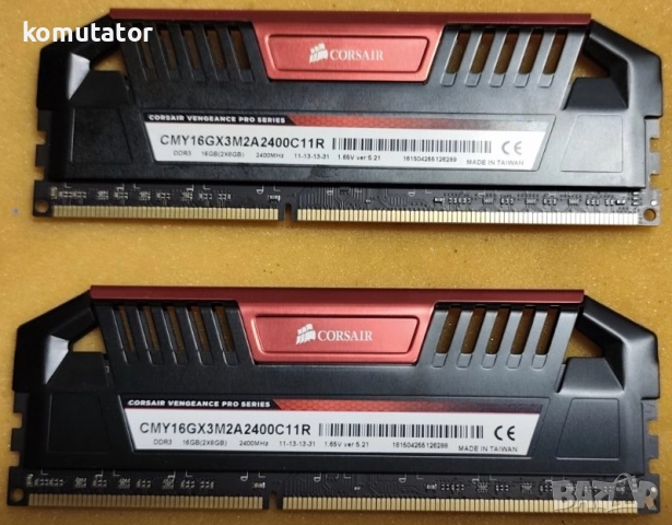 RAM 16GB DDRIII Corsair Vengeance PRO 2400, снимка 4 - RAM памет - 52968074