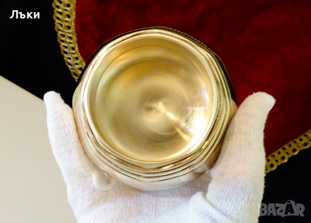 Захарница никелово сребро,маркирана. , снимка 4 - Антикварни и старинни предмети - 36772337