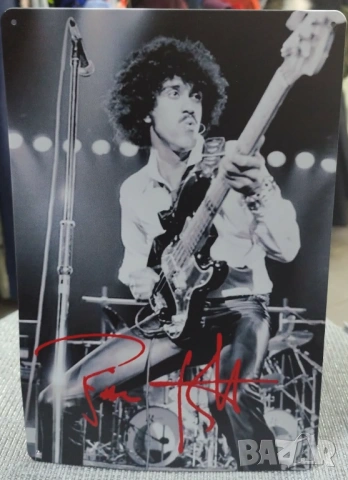 Phil Lynott-метална табела(плакет), снимка 3 - Китари - 54091260