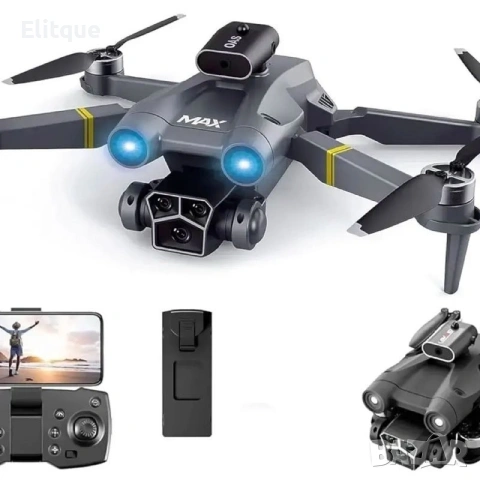 Дрон M3 Max с двойна камера, избягване на препятствия, WiFi FPV, снимка 4 - Дронове и аксесоари - 53191895