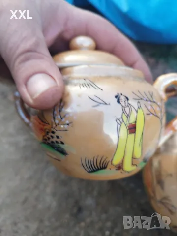 Вази , чайник захарница, снимка 7 - Антикварни и старинни предмети - 48477143