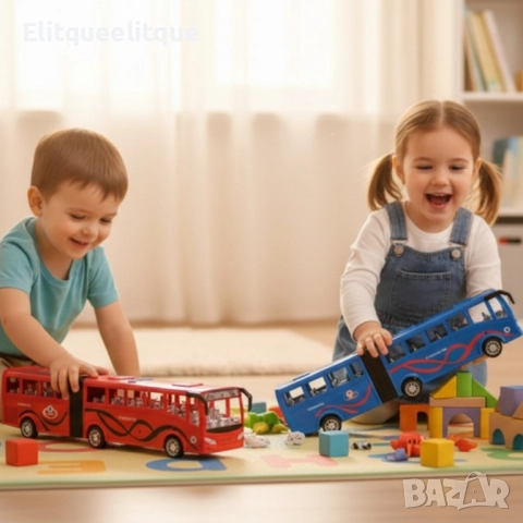 Истински автобус в мини вариант – радост за всяко дете Inertia Luxury Bus, снимка 2 - Коли, камиони, мотори, писти - 52228414