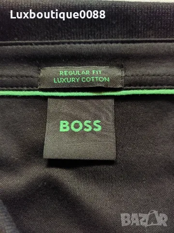 Мъжка тениска с яка Boss XL, снимка 4 - Блузи - 55817737