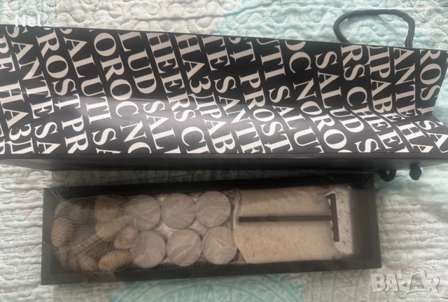 Комплект декорация миди, свещи, пясък, снимка 2 - Декорация за дома - 54054577