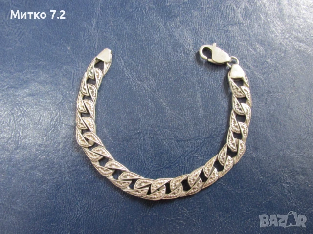 сребърна гривна - 20