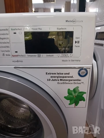 Като нова пералня Бош Bosch Exclusive Serie 8 A+++ 8кг 2 години гаранция Made in Germany!, снимка 2 - Перални - 51372075