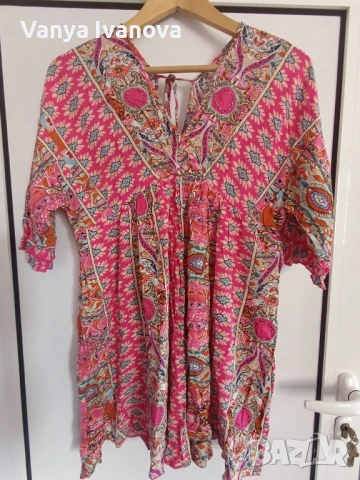  Shein шарена рокля , снимка 3 - Рокли - 50753804