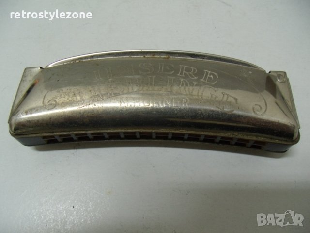 № 6794 стара малка германска хармоника - M. HOHNER, снимка 2 - Други ценни предмети - 39520818