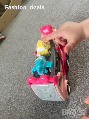 Нов 5 в 1 анимационен камион с ремарке Играчка Коли Деца Подарък, снимка 8 - Други - 42259465