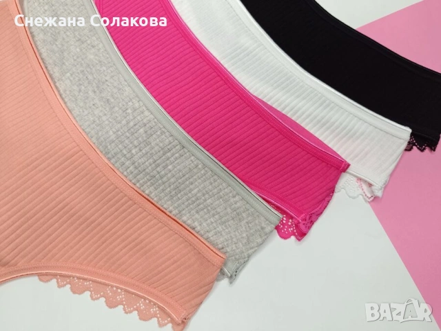 Комплект от 5 секси прашки с дантела 

, снимка 2 - Бельо - 53059646