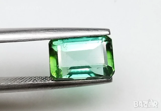 Енергичен синьо зелен турмалин с VS чистота 1.71кт.! Нов!, снимка 1