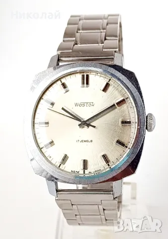 Wostok Восток - мъжки часовник с ръчно навиване, снимка 2 - Мъжки - 49545244