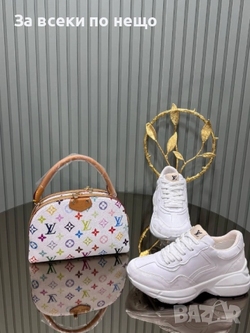 Louis Vuitton Комплект Дамски Маратонки + Чанта - Налични Различни Модели Код SK380, снимка 7 - Маратонки - 52854141