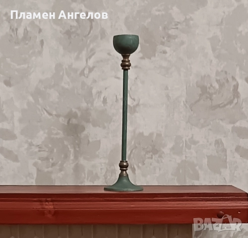 Винтидж, ретро месингов свещник. 