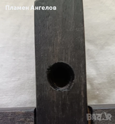 Дървен кръст със месингово разпятие, снимка 5 - Декорация за дома - 51019020