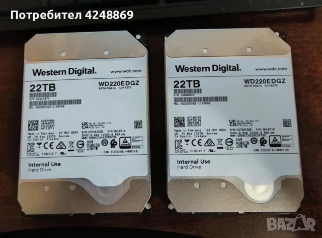 Hard Disk Western Digital 22 TB