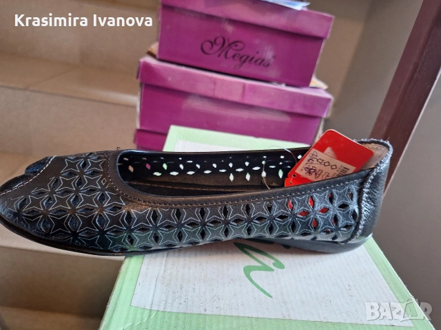 нови обувки Мегияс естествена кожа , снимка 3 - Дамски ежедневни обувки - 54209132