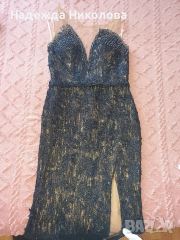 Дълга официална рокля , снимка 2 - Сватбени рокли - 53857404