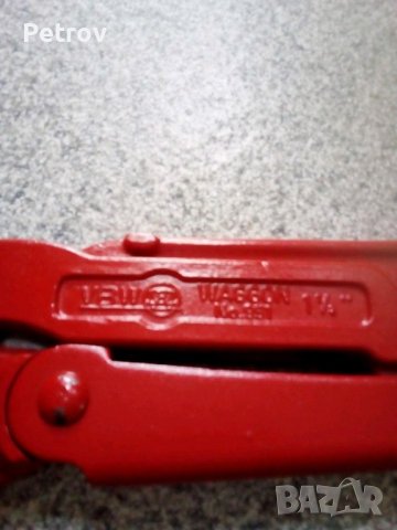 VBW WAGGON No.951 - Made in West Germany - 1"+ 1 1/2" ЧИСТО НОВИ ПРОФЕСИОНАЛНИ Тръбни Ключове !!!!!!, снимка 6 - Гедорета - 39923942