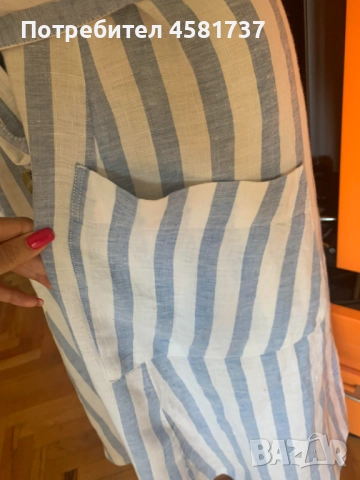 Ленена рокля Mango, размер M/L, снимка 4 - Рокли - 51976861