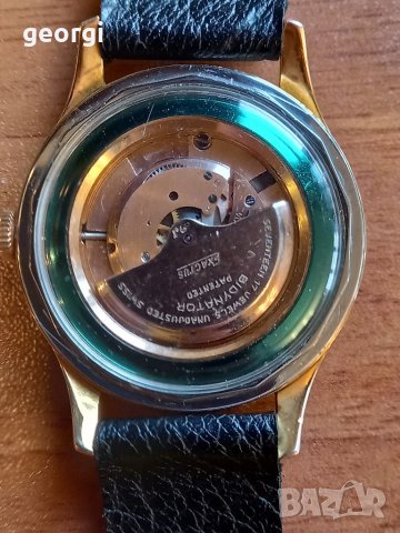 Позлатен швейцарски часовник Exactus automatic , снимка 9 - Мъжки - 39181509