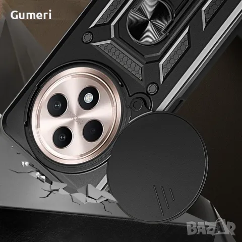 Oppo Reno12 F Удароустойчив Гръб С Ринг И Капаче За Камерата, снимка 5 - Калъфи, кейсове - 47643079