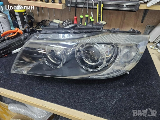 Ляв фар BMW 3 E90 Xenon завиващ lqv far бмв 3 90 ксенон, снимка 6 - Части - 53213558