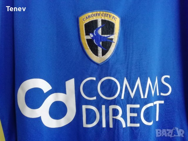 Cardiff City Joma 2007/2008 оригинална футболна тениска фланелка Кардиф Сити , снимка 4 - Тениски - 38023456