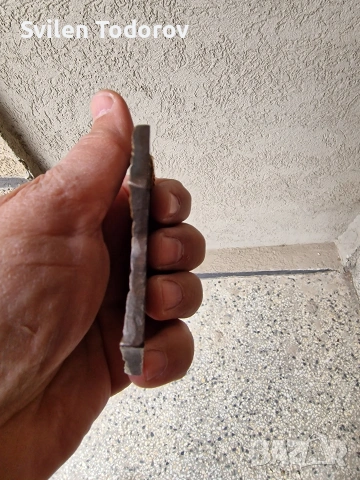  Бронзов кръст, снимка 4 - Антикварни и старинни предмети - 53993171