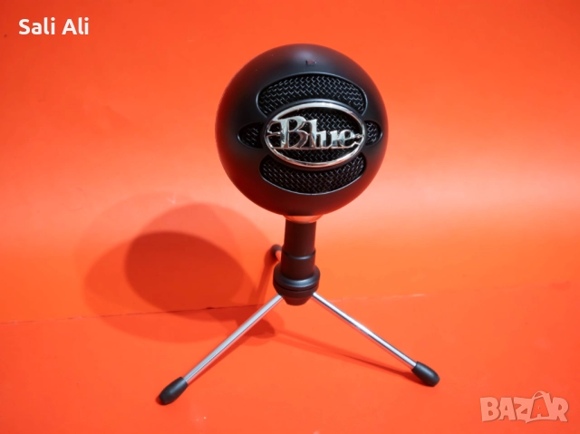 Logitech Blue Snowball Ice черен кондензаторен микрофон USB перфектен