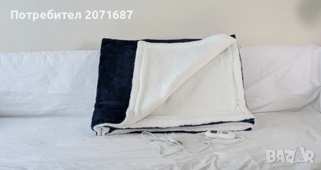 Ново електрическо одеяло в два цвята, снимка 5 - Олекотени завивки и одеяла - 53327331