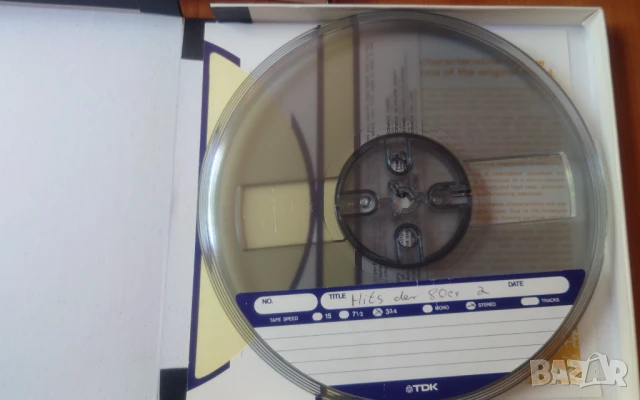 Магнетофонна ролка /ролка за магнетофон/ без лента 18 см. и кутия TDK, снимка 4 - Други музикални жанрове - 50677922