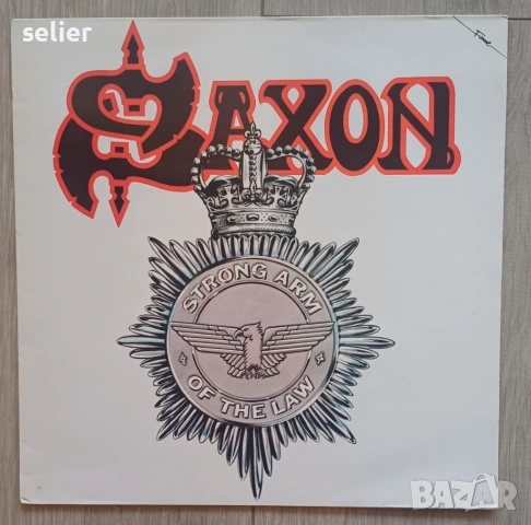 Saxon ‎– Strong Arm Of The Law Издание 🇬🇧 UK 1985г Състояние на винила:NEAR MINT Състояние на обло