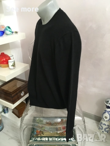 UniQlo мъжки пуловер 100% кашмир L, снимка 2 - Пуловери - 52816655