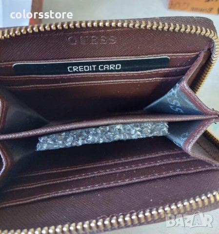 Кафяво портмоне  Guess код IM12A39, снимка 5 - Портфейли, портмонета - 40933176