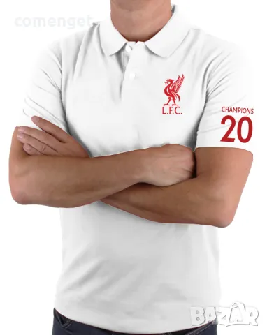 Шампионски поло тениски LIVERPOOL / ЛИВЪРПУЛ 20 TITLES - 4 цвята!, снимка 3 - Тениски - 50149518