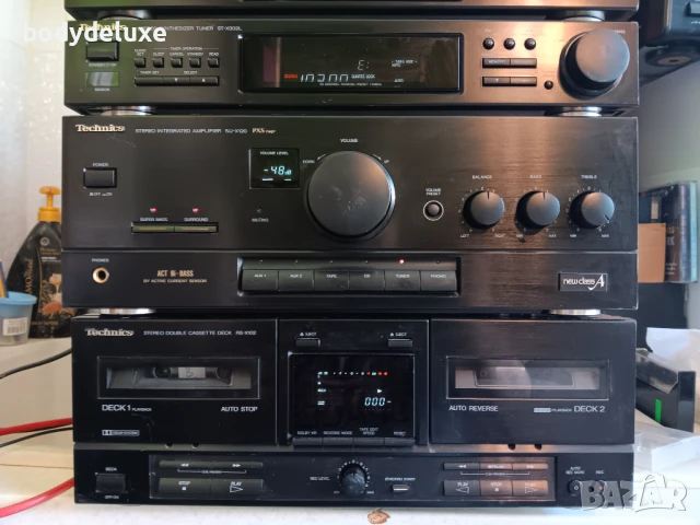 Technics SU-X120; ST-X302L; SL-PJ28A; RS-X102 аудио система, снимка 2 - Аудиосистеми - 50547405