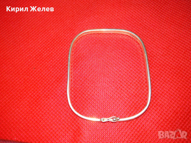 СТАРА АНГЛИЙСКА РЕТРО СРЕБЪРНА ГРИВНА СРЕБРО 925 ФИНА РЪЧНА МАЙСТОРСКА ИЗРАБОТКА 41885, снимка 13 - Гривни - 44611508