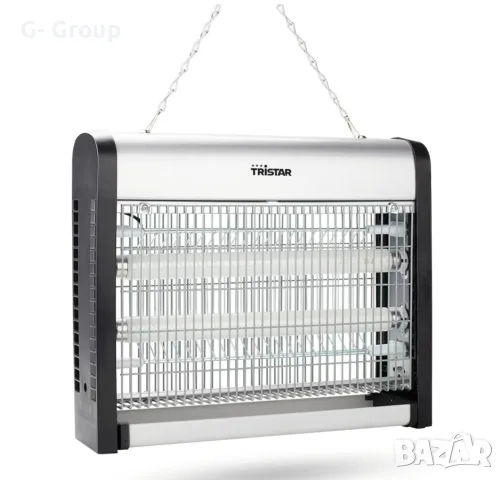 Електрическа Лампа за унищоване на Насекоми Tristar! 20W ! Покрива площ до 80кв.м.!, снимка 3 - Средства против насекоми, гризачи и вредители - 55964233