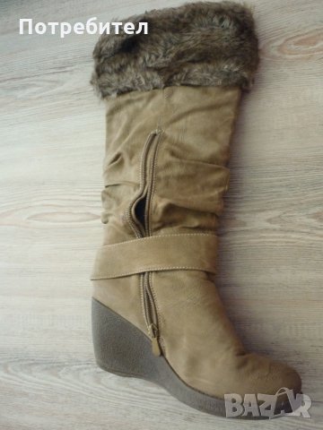 Дамски дълги ботуши номер 40, снимка 3 - Дамски ботуши - 13911522