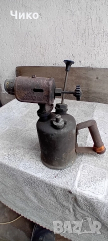 Стара бронзова бензинова лампа, снимка 9 - Антикварни и старинни предмети - 52056360