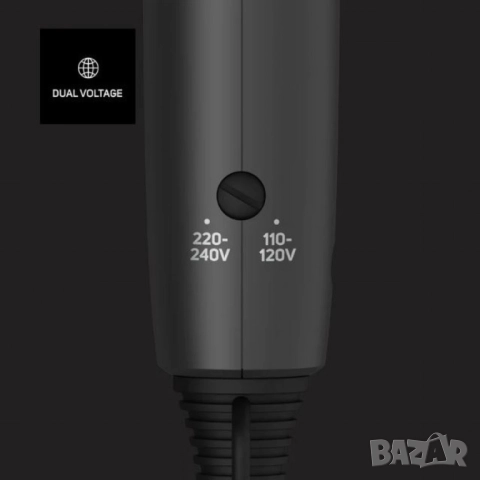 Сешоар за пътуване Studio Glow 1500 – 1400W, сгъваем, двоен волтаж, 2 скорости, снимка 4 - Сешоари - 51895946